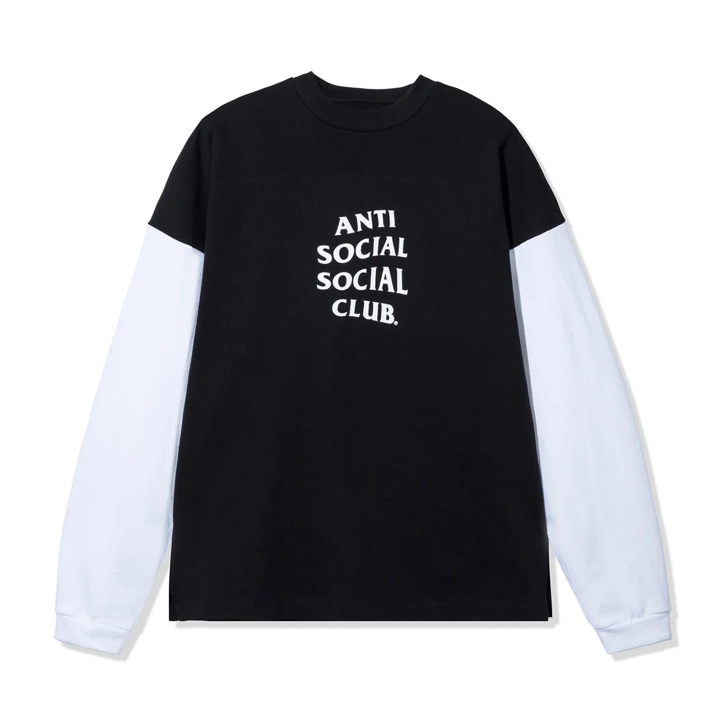 Contrast Sleeve Long Sleeve T-Shirt Made in LA Heavyweight