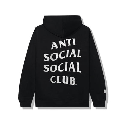 Sweat à capuche noir ASSC x Undefeated Paranoid (réfléchissant)