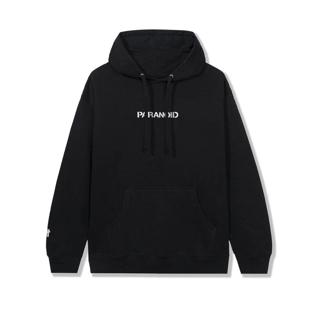 Sweat à capuche noir ASSC x Undefeated Paranoid (réfléchissant)