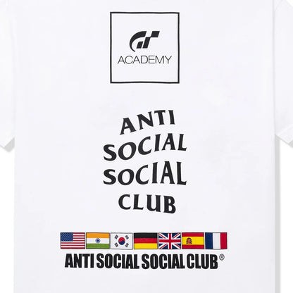 Camiseta ASSCxGran Turismo Flag - Blanco