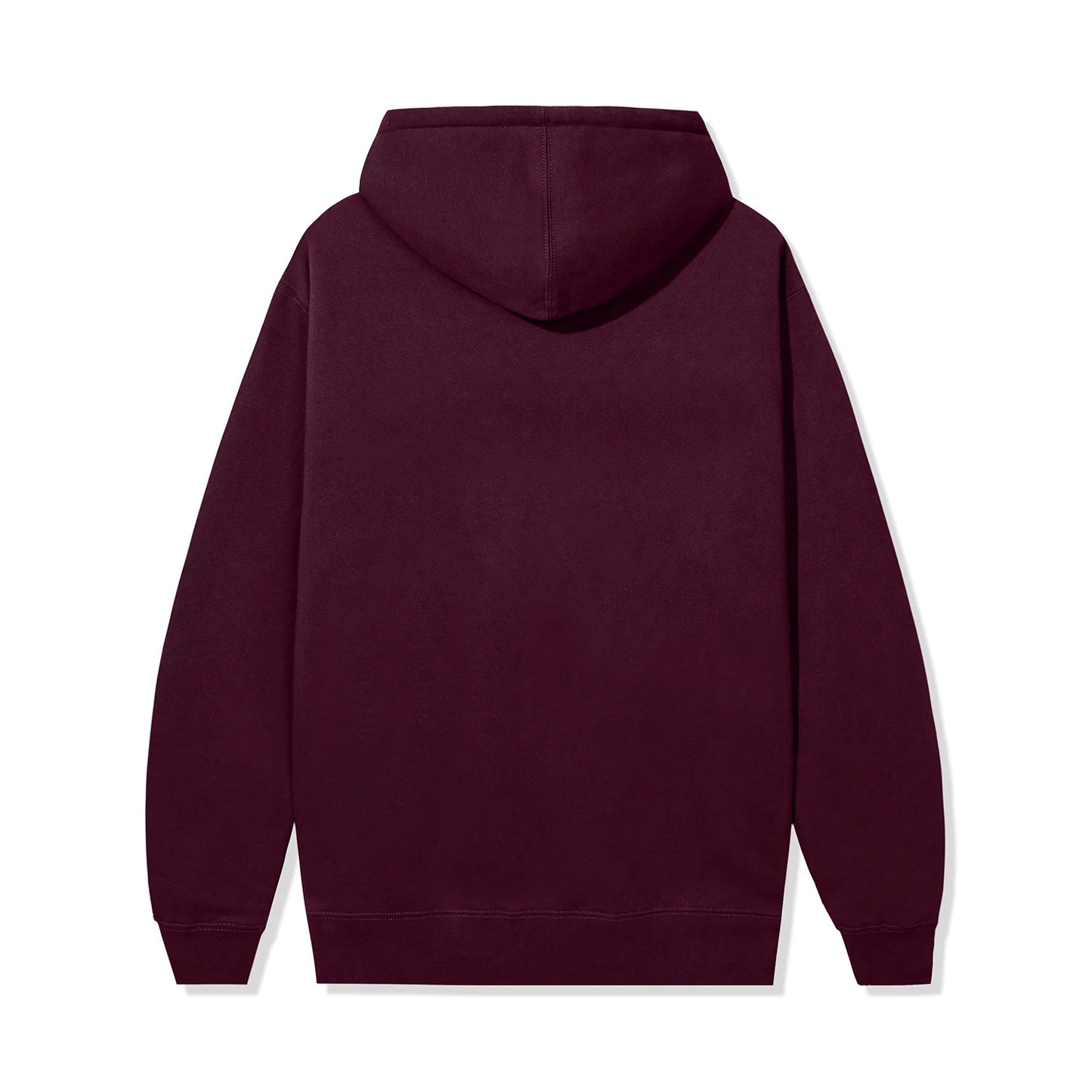 Cut Off Logo Hoodie Maroon